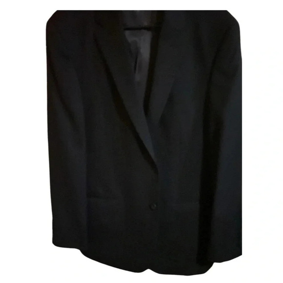 Pronto Uomo Men's Suit Jacket Black 100% Wool Size 44L - Picture 3 of 6